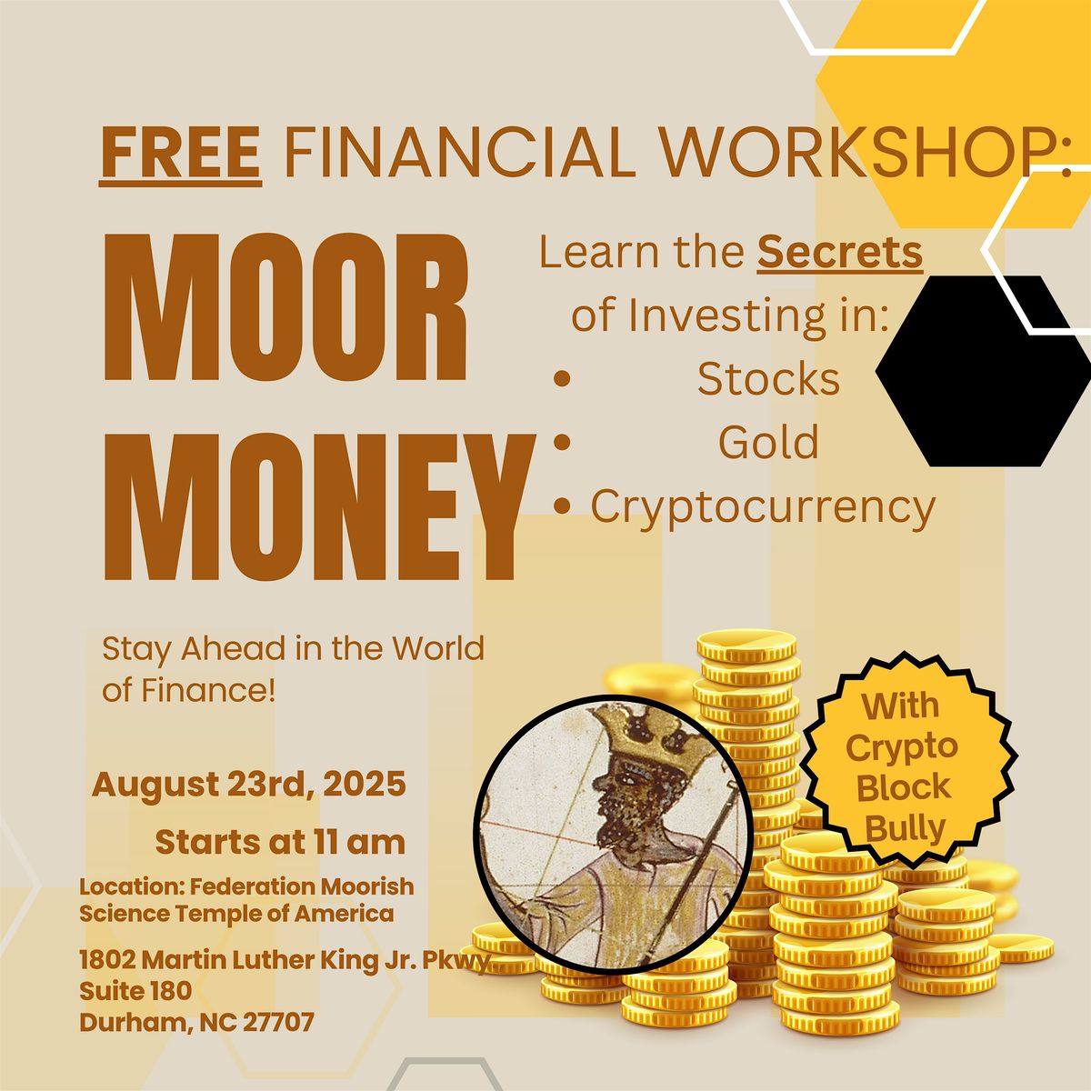 MOOR MONEY: A Free Financial Workshop