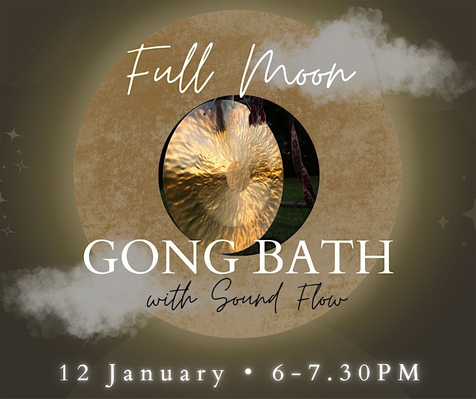 Full Moon GONG BATH \u2022 Deeply relaxing candelit evening in Stanpit