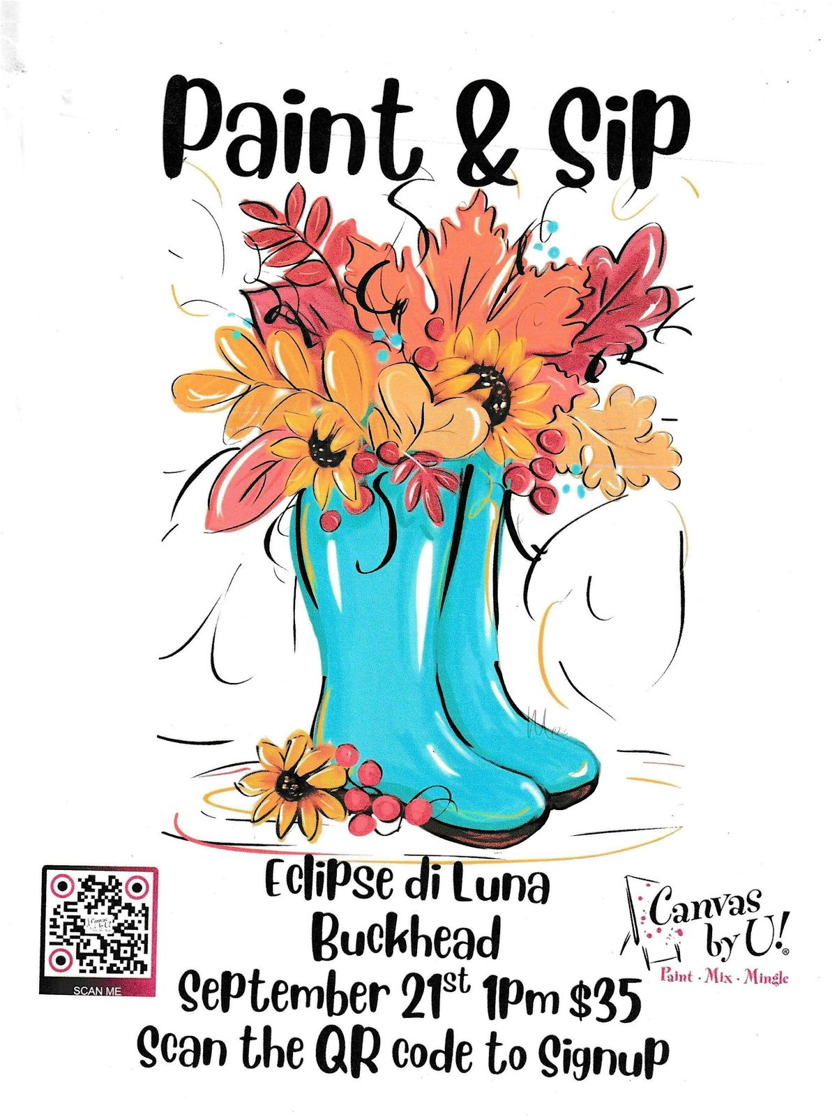 Paint & Sip: Eclipse di Luna, Buckhead!