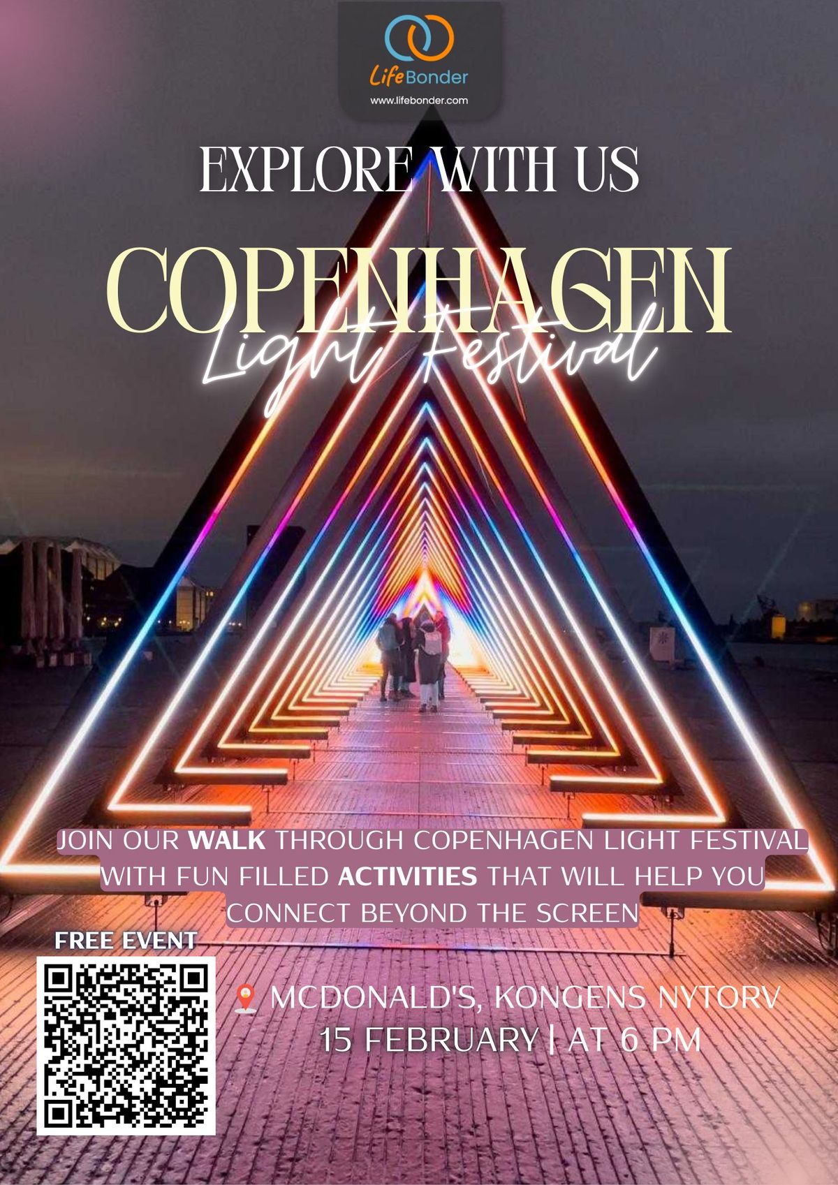 Copenhagen Light Festival Walk - A Community Walk Through Art and Illumination