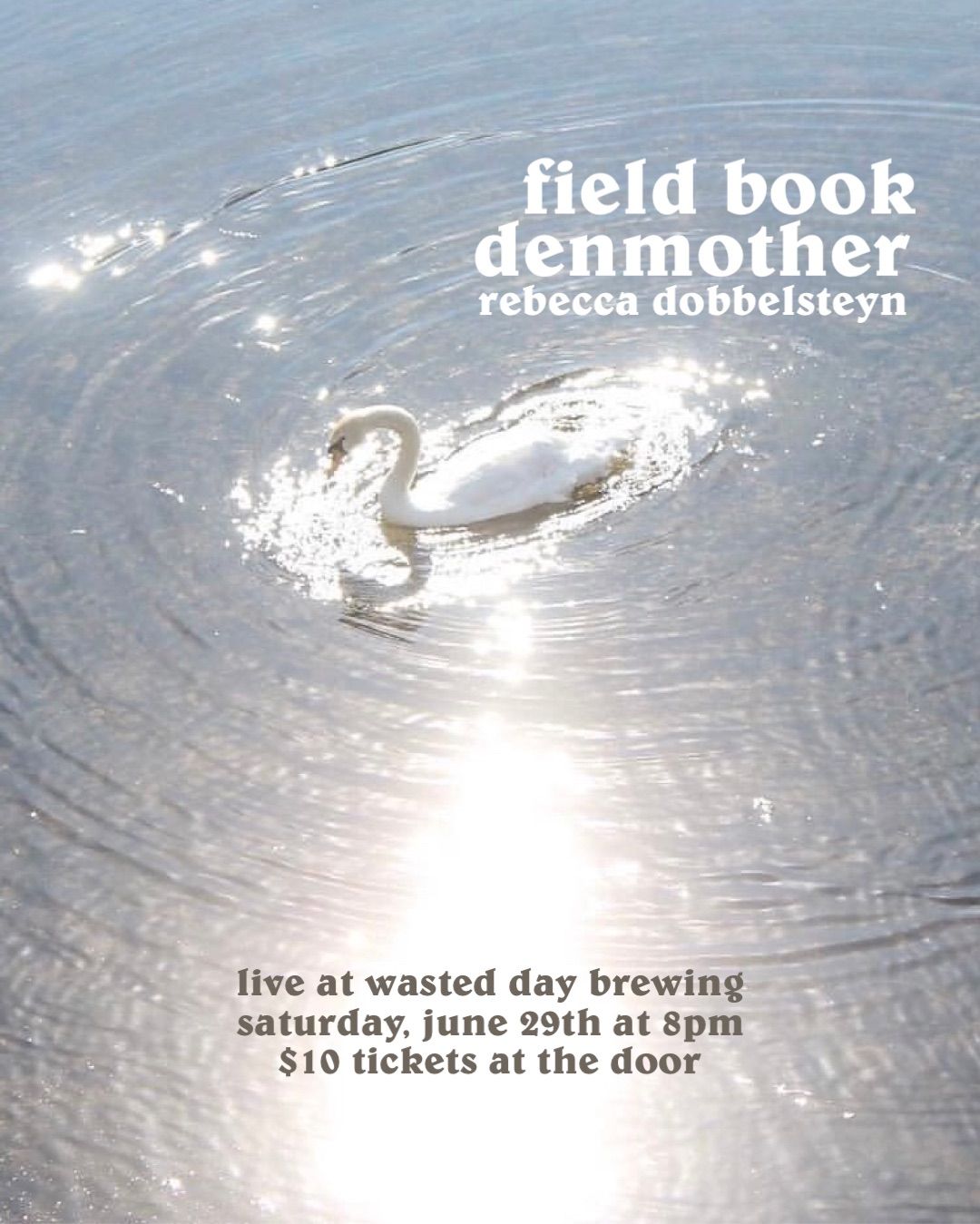 Field Book \/ DENMOTHER \/ Rebecca Dobbelsteyn Live at Wasted Day