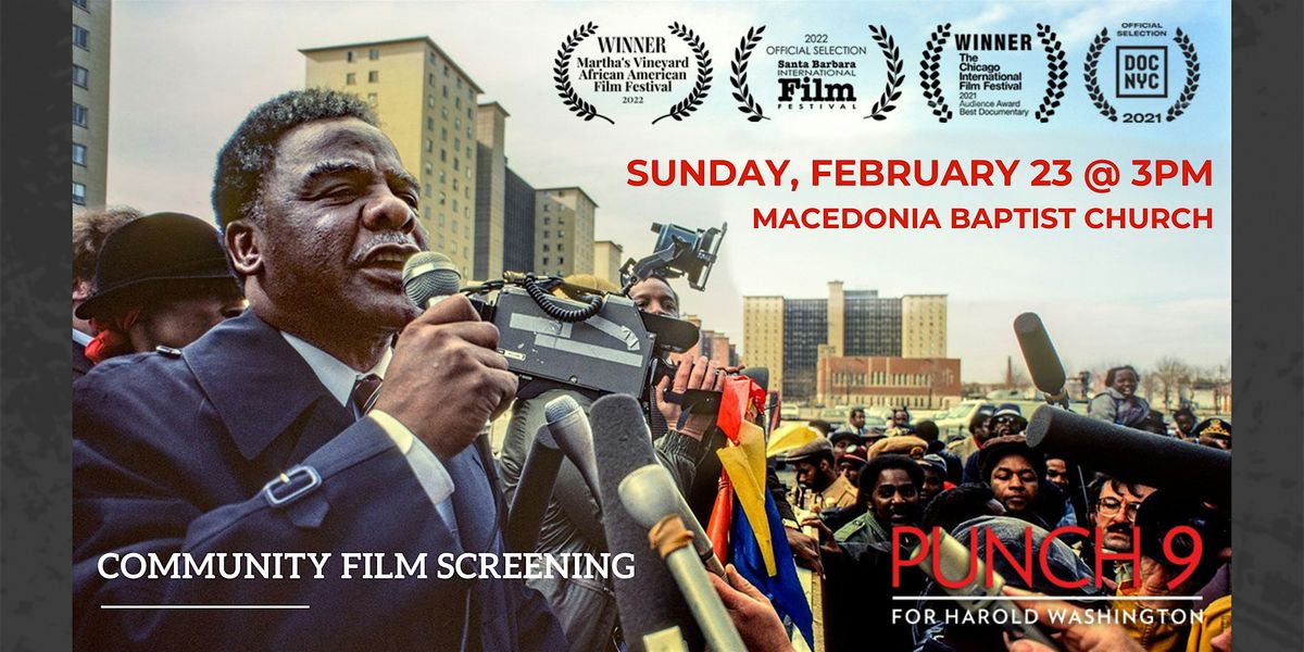 Community Film Screening:  "Punch 9 for Harold Washington"