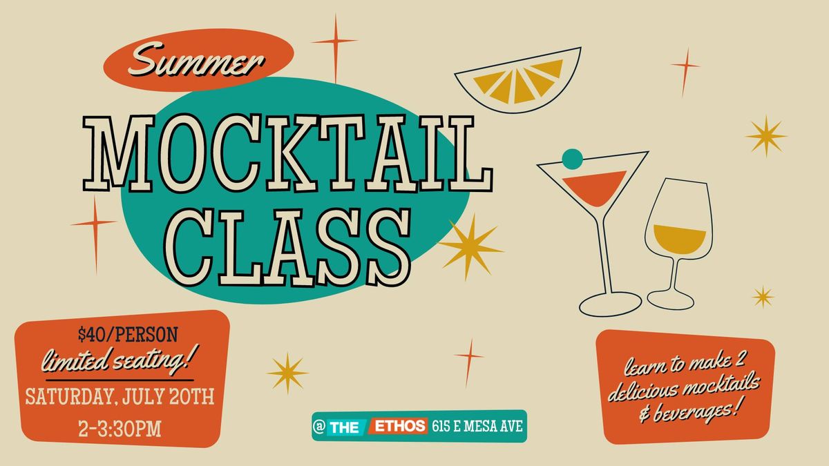 Summer Mocktail Class