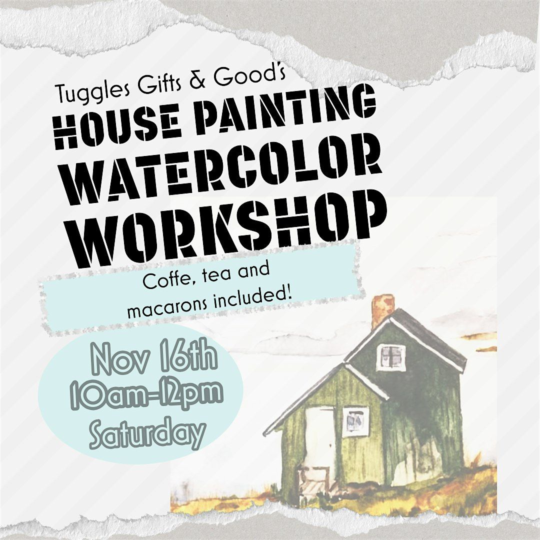 Home Portraits Beginner Watercolor Workshop