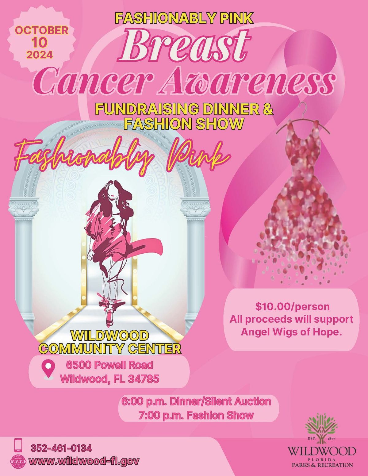 Fashionably Pink Breast Cancer Awareness Dinner\/Fashion Show