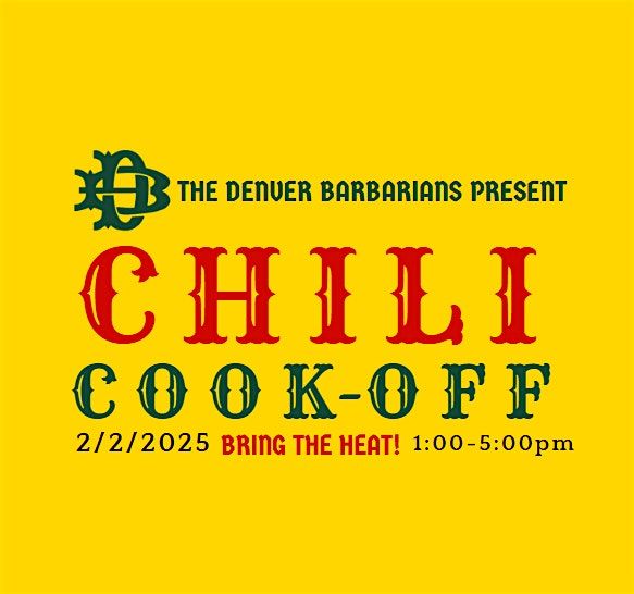 The Denver Barbarians Chili Inaugural 2024 Cook-off