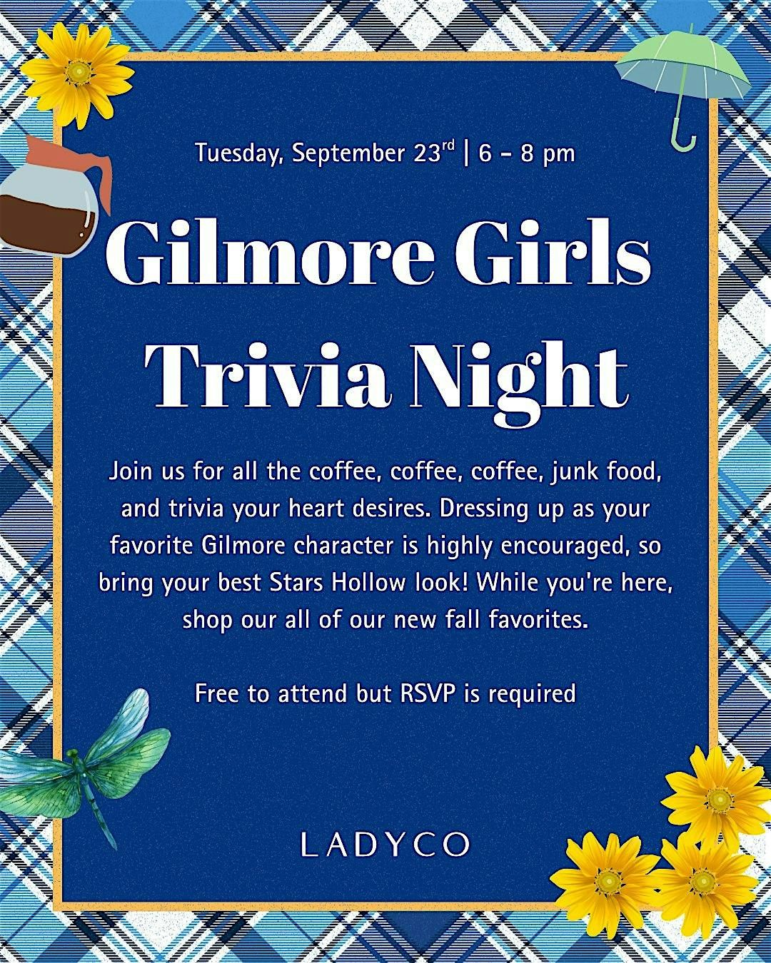 Gilmore Girls Trivia Night