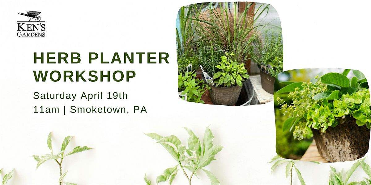 Herb Planter Workshop (Smoketown Location)