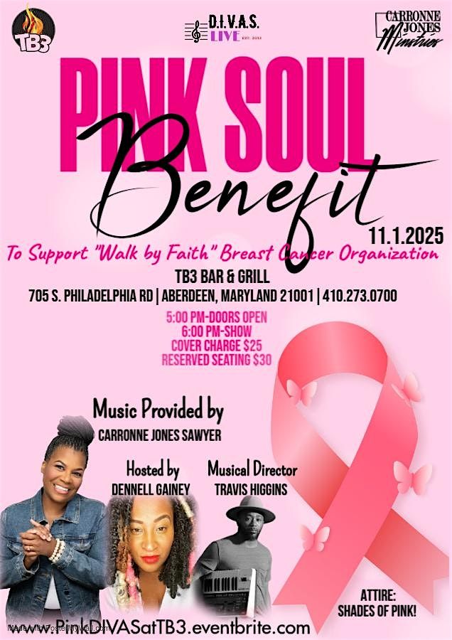 "Pink Soul" Breast Cancer Benefit Concert.