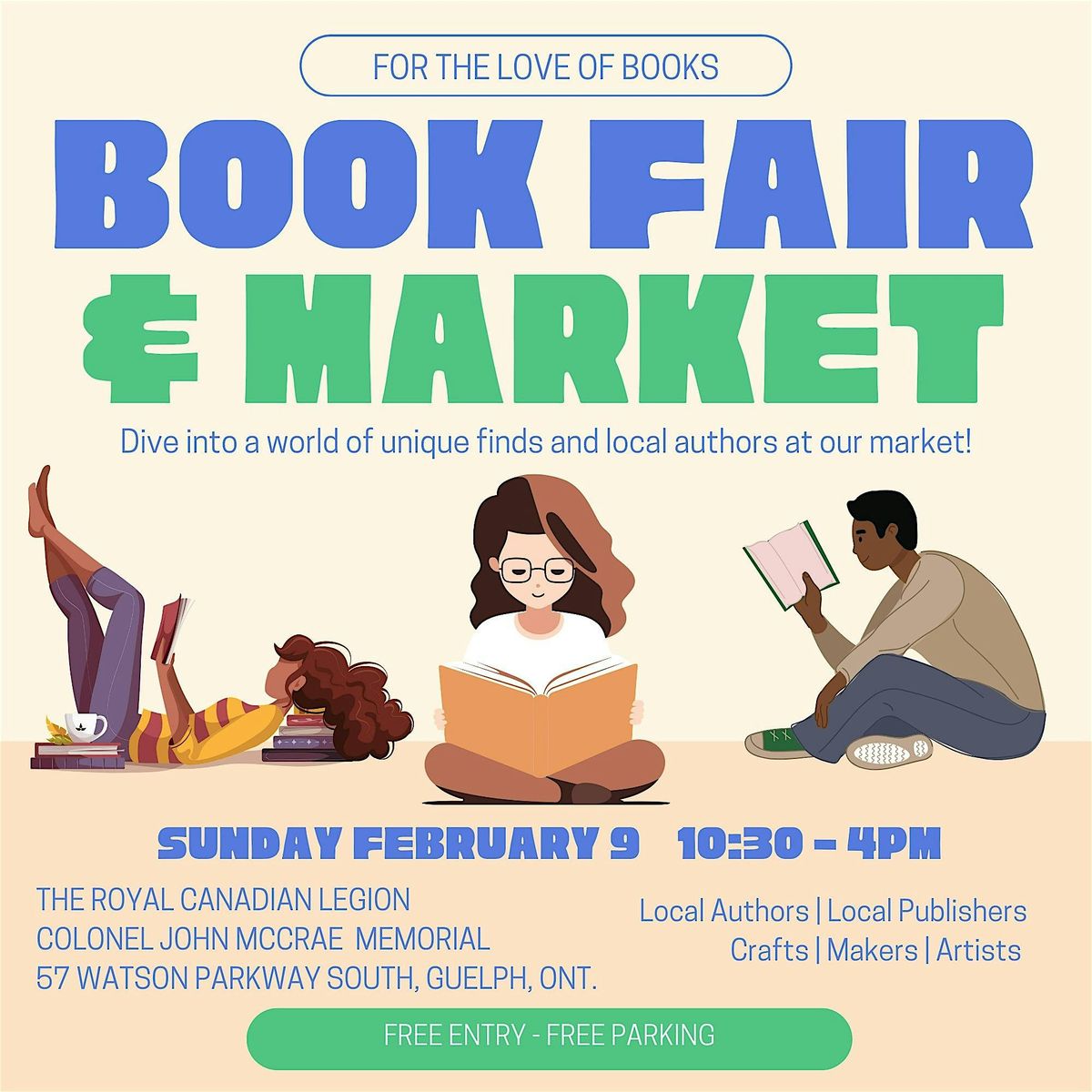 Book Fair and Makers Market - Guelph Legion