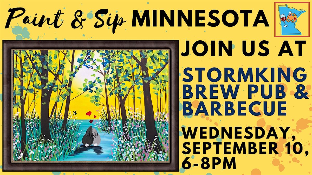 September 10 Paint & Sip at StormKing Brewpub & Barbecue