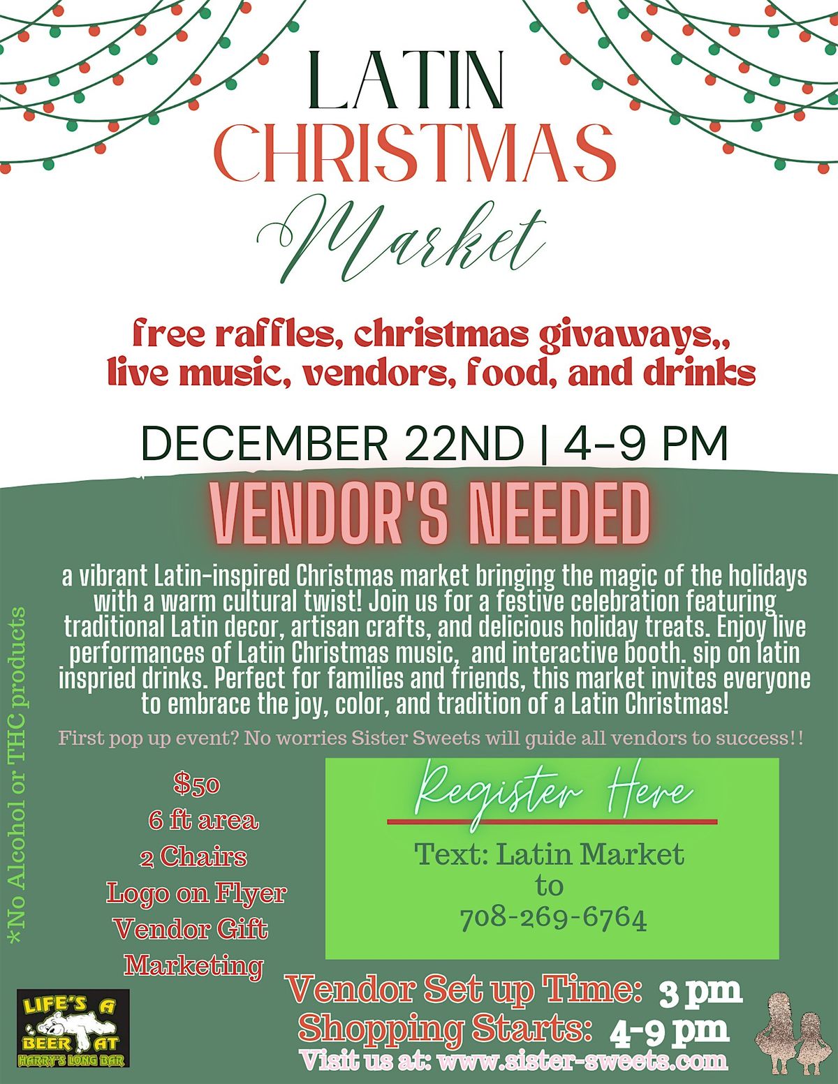 latin Christmas Market: Vendor Needed