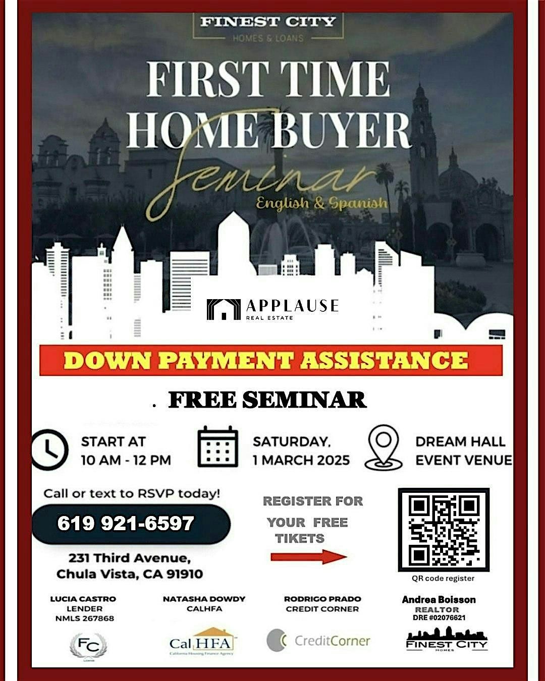 Fist Time Home Buyer Seminar. \ufe0f