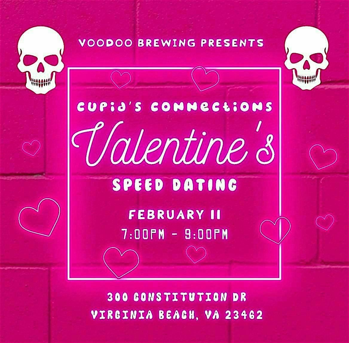 Cupid's Connections Valentine's Speed Dating Men Sign-up  (21+)