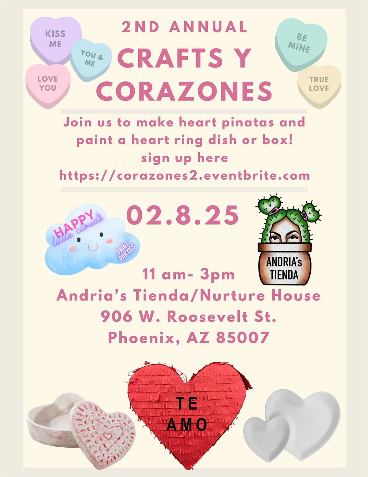 2nd Annual Crafts y Corazones at Andria's Tienda