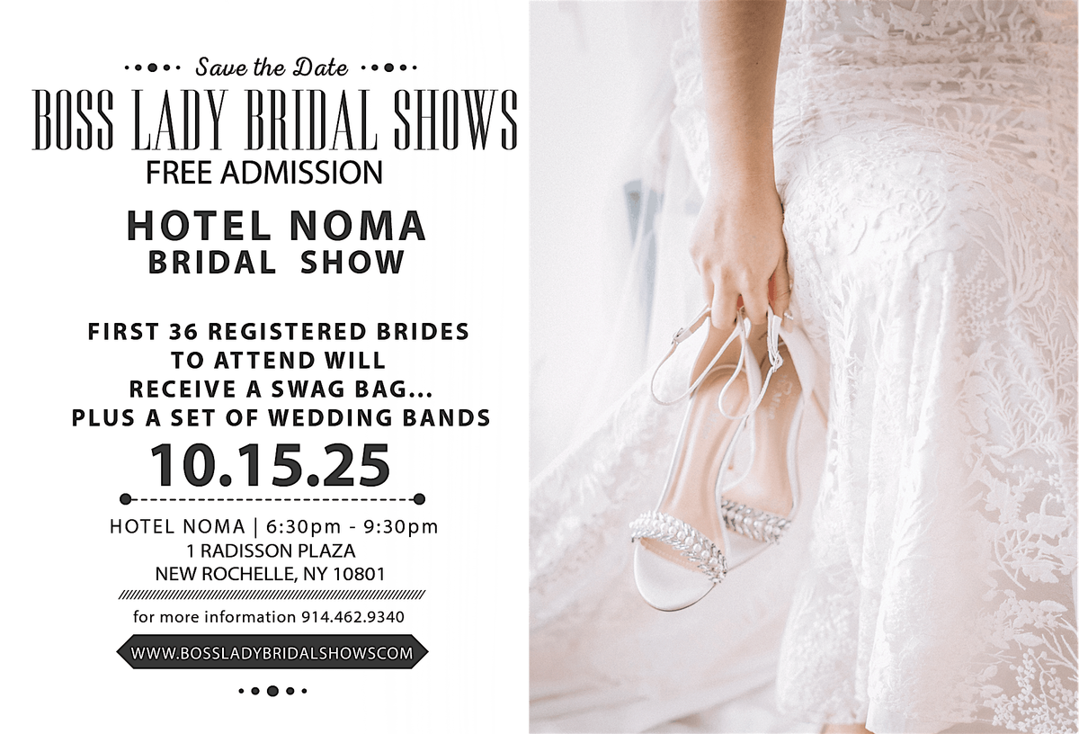 Hotel NoMa Bridal Show New Rochelle October 15, 2025