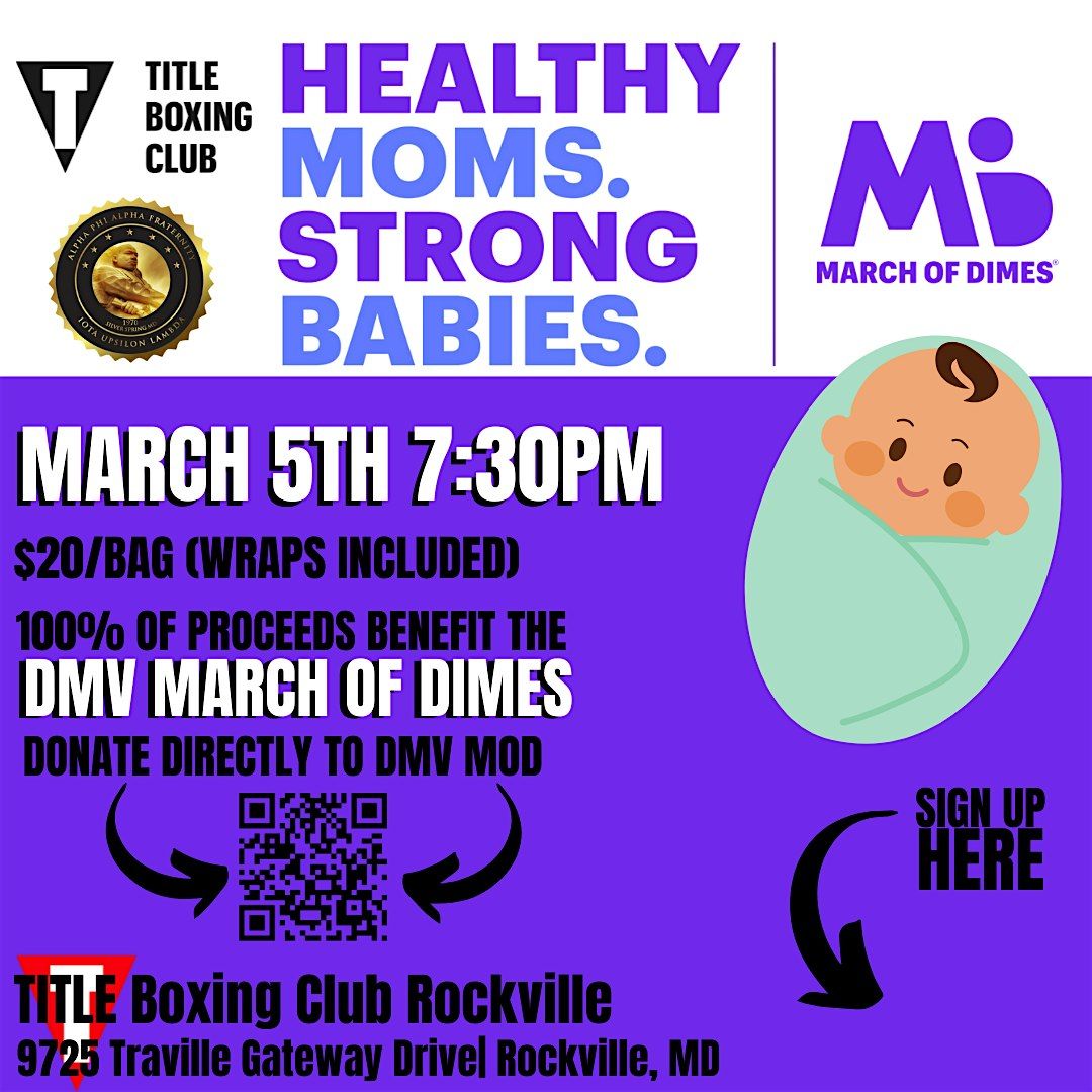 March Of Dimes Boxing Class