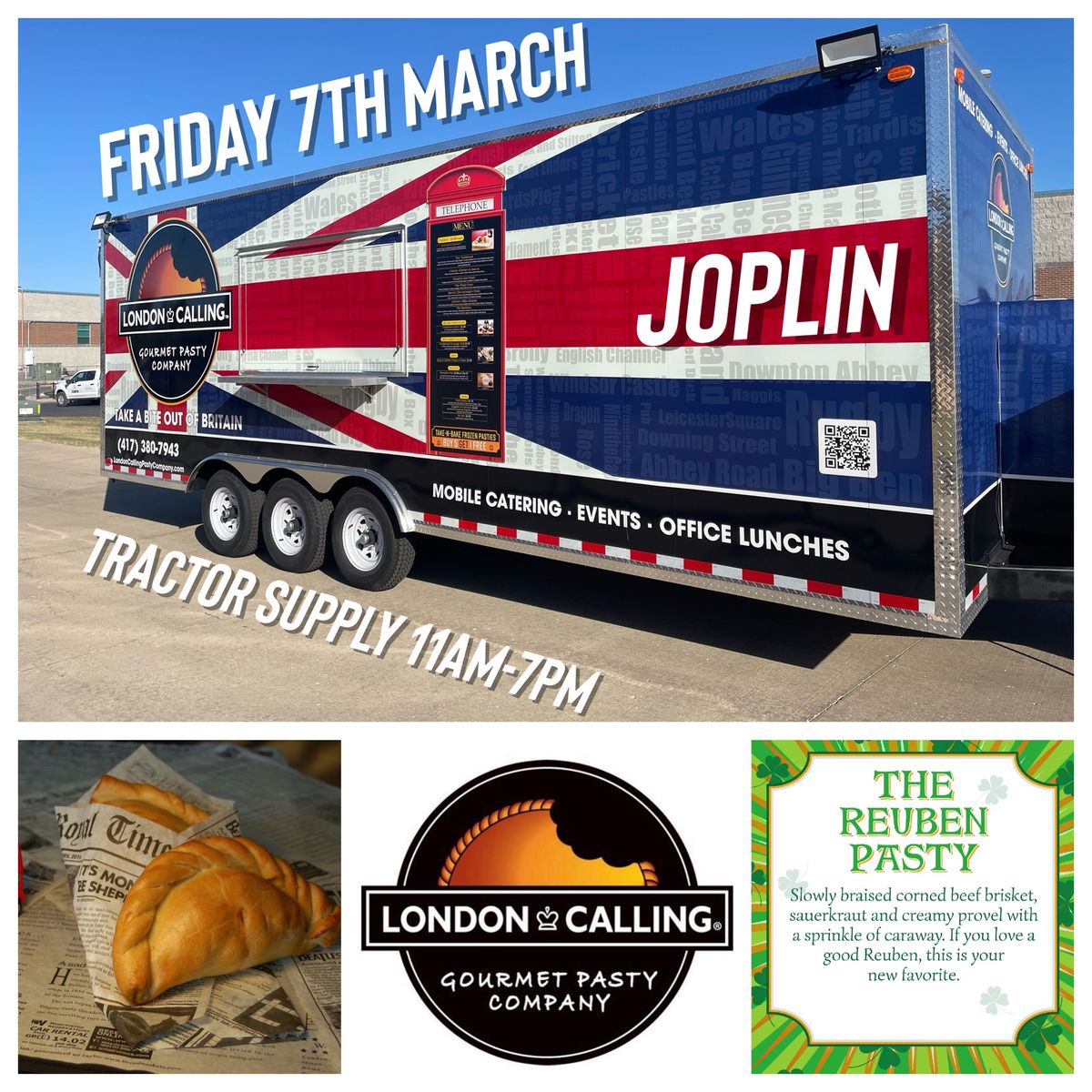 Joplin - London Calling Pasty Food Truck at Tractor Supply