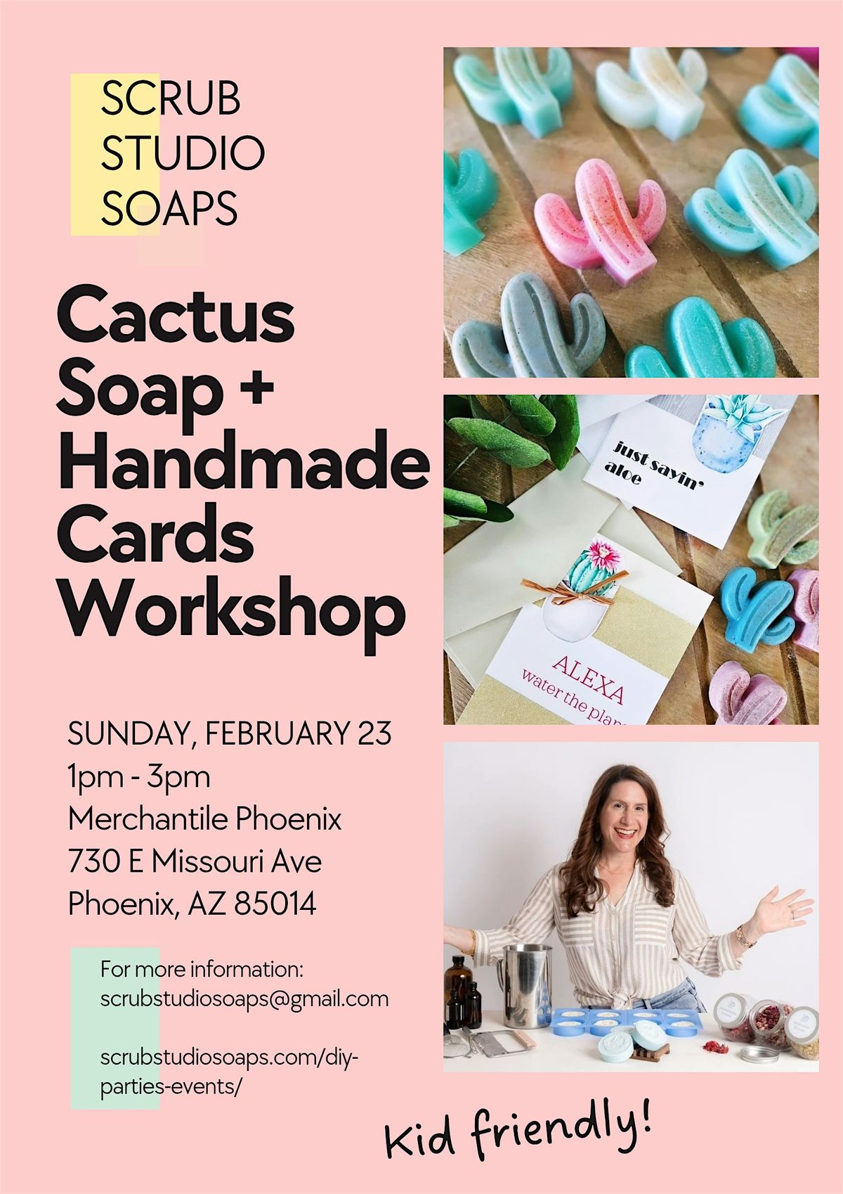 Cactus Soaps & Handmade Card Workshop