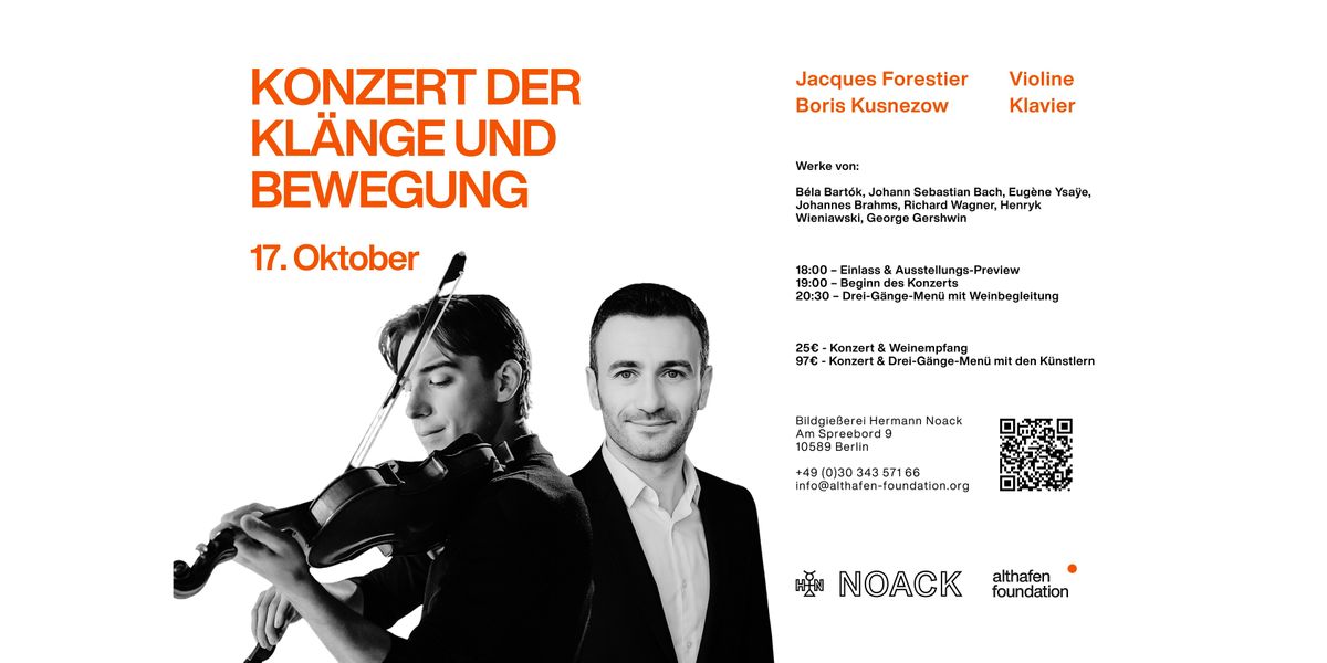 NOACK KONZERT: Jacques Forestier & Boris Kusnezow