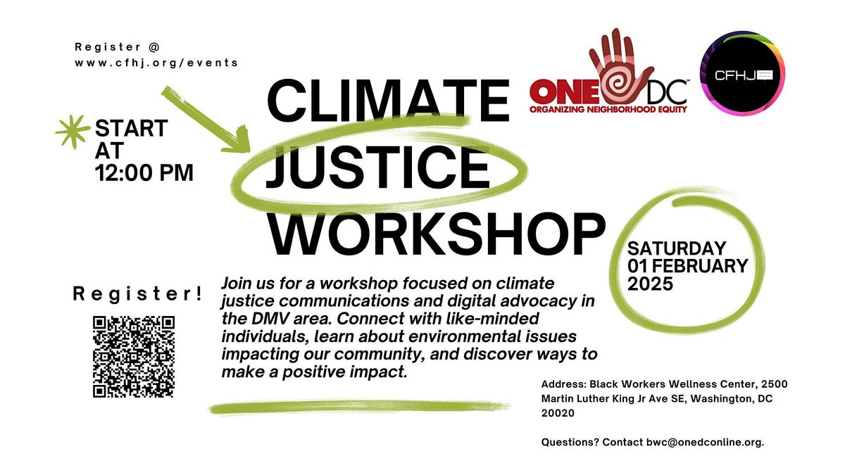 CFHJ in Action: Climate Justice Workshops