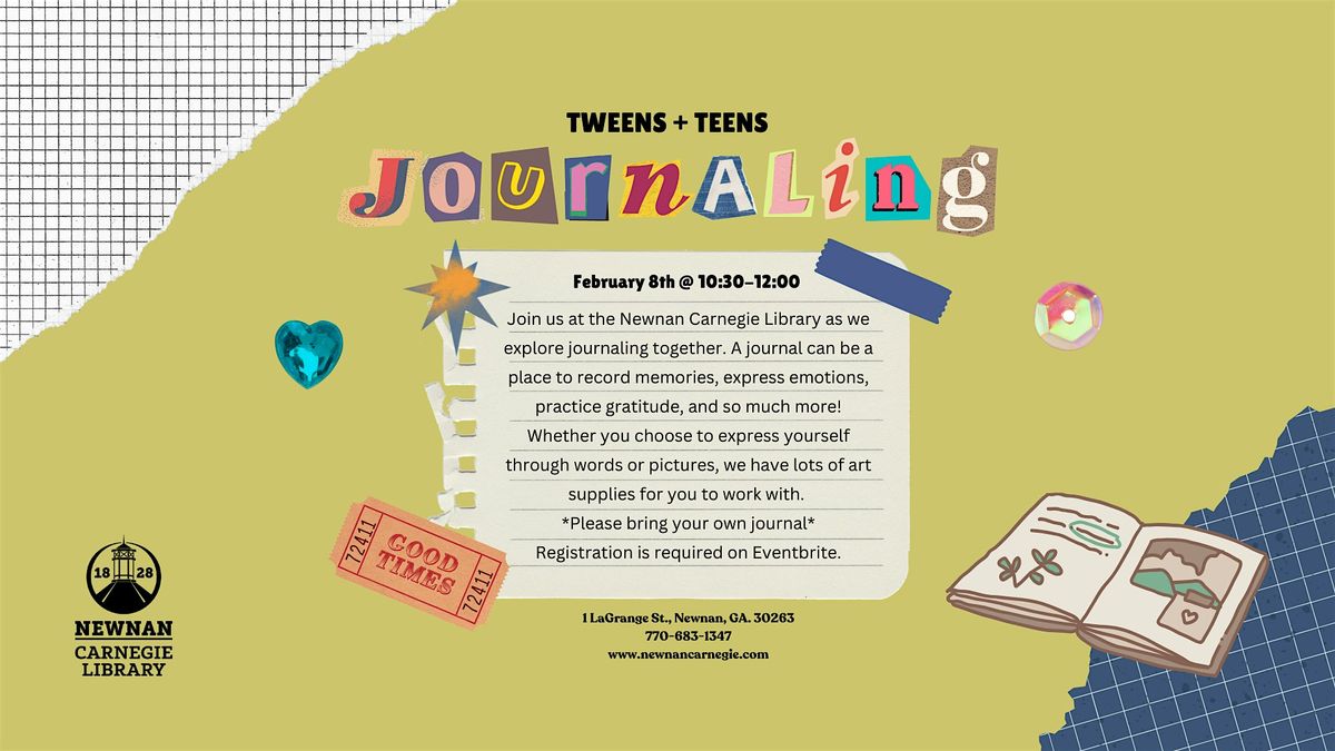 Tweens + Teens Journaling