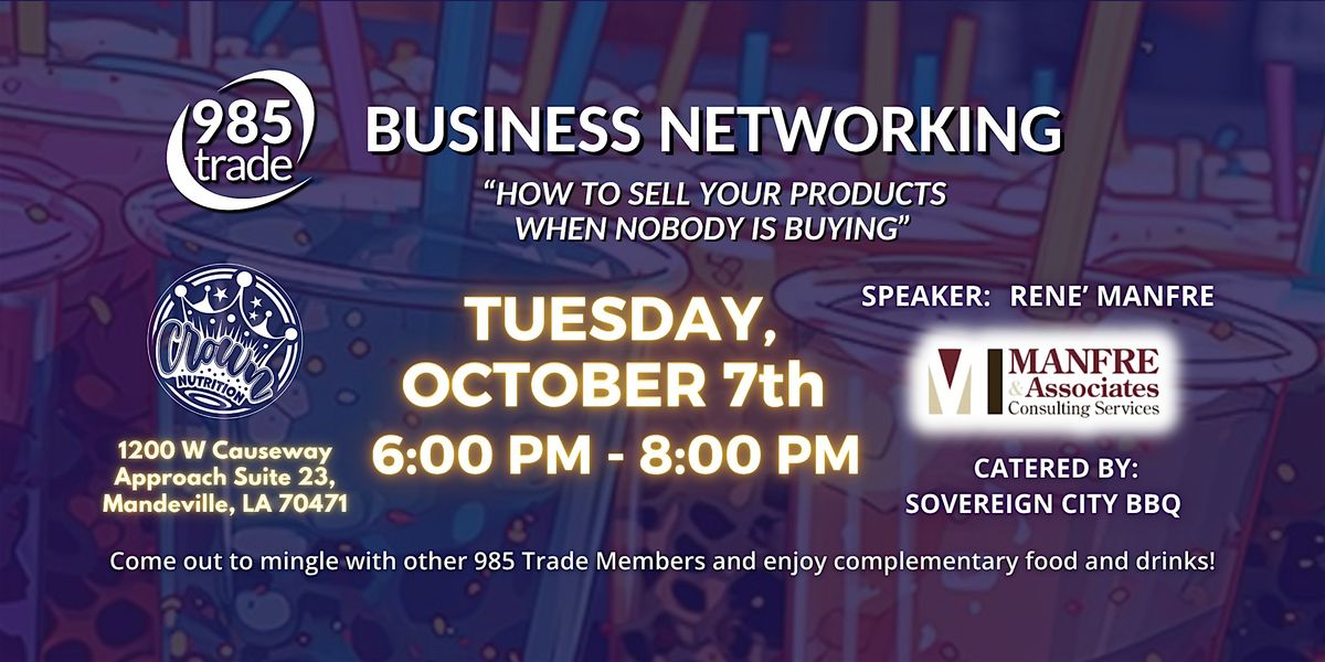985 Trade Business Networking Event October 7, 2025
