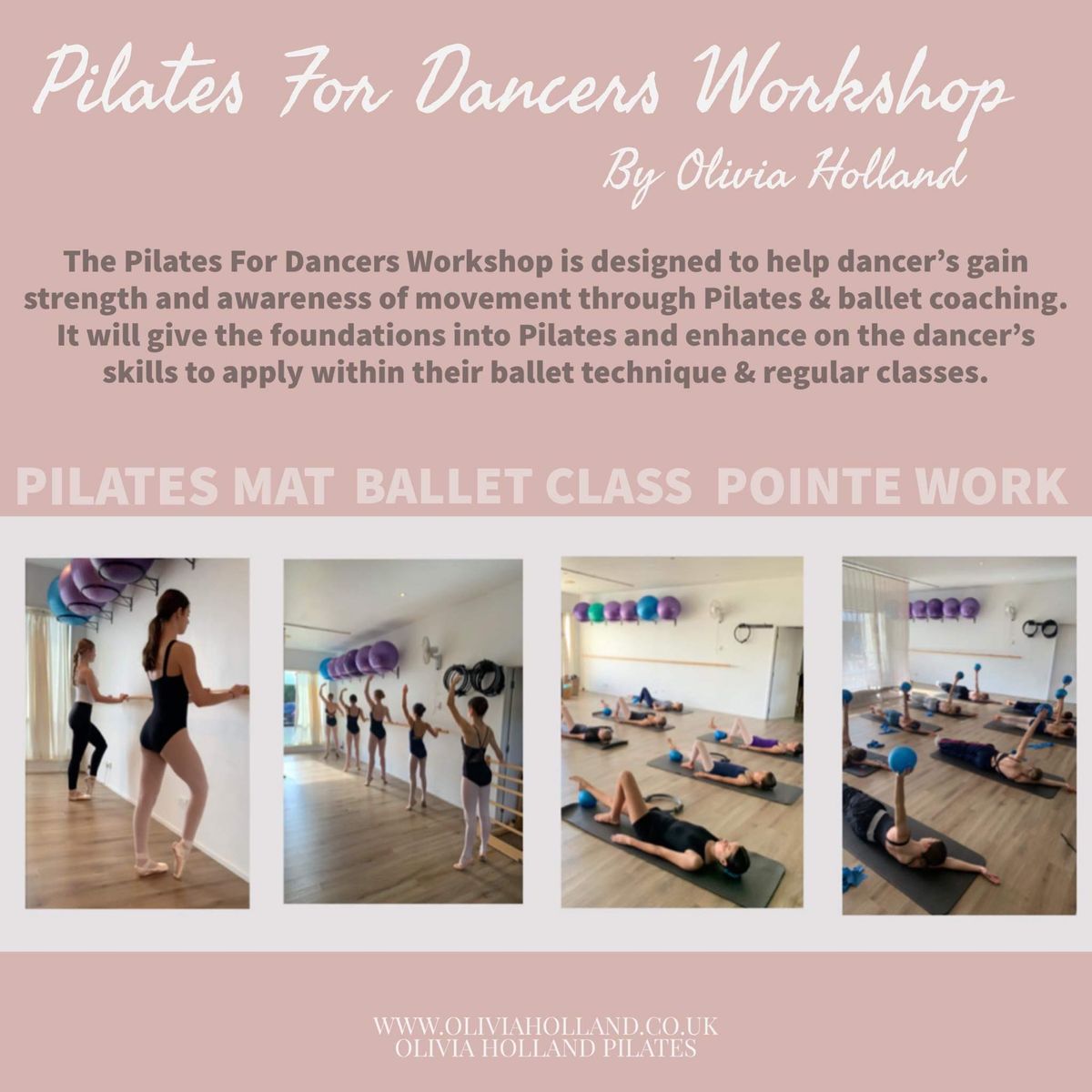 Dance Pilates and Pointe Workshop with Olivia Holland