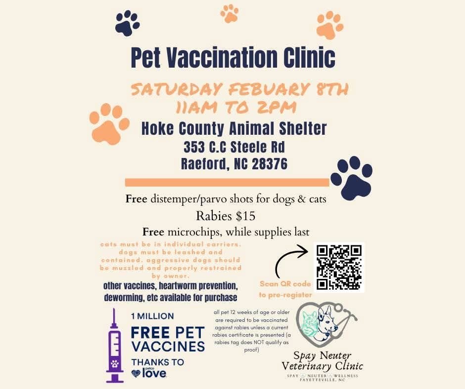 Vaccine and Microchip Clinic hosted by Spay Neuter Veterinary Clinic 