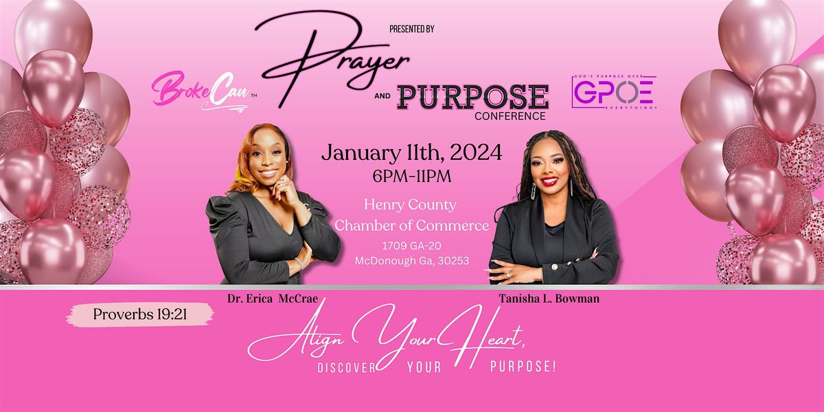 Prayer and Purpose Conference