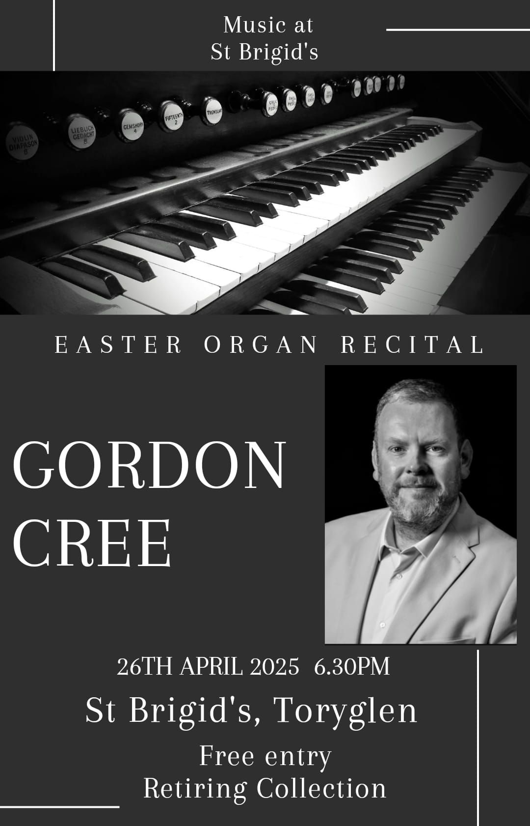 Gordon Cree - Easter Organ Concert