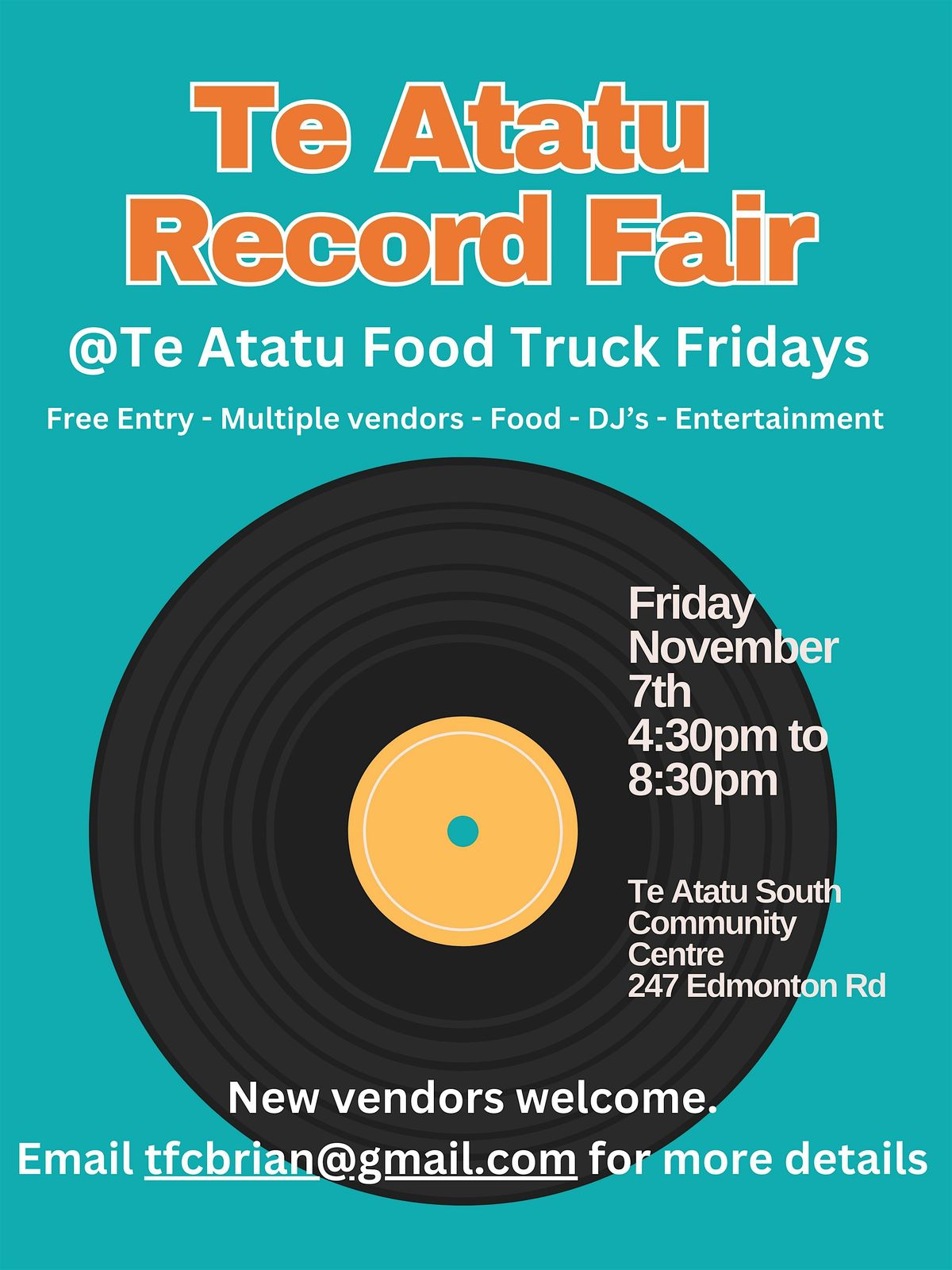 Te Atatu Record Fair