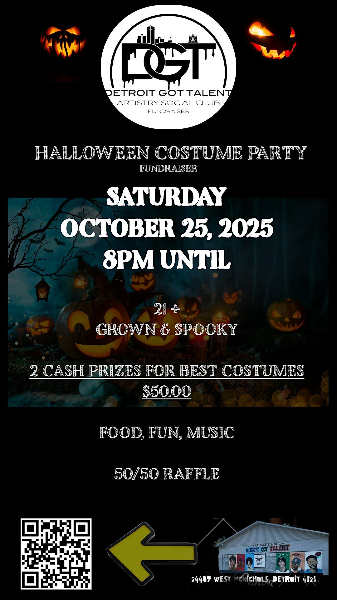 HALLOWEEN COSTUME PARTY FUNDRAISER