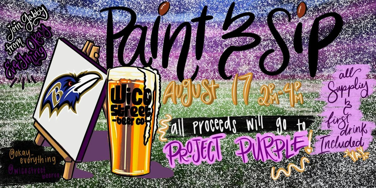Wico x OKE Paint & Sip - Raven's Theme!
