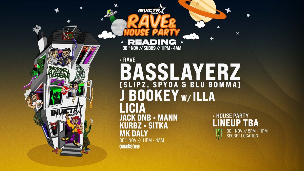 Invicta Audio: Basslayerz, J Bookey + More | READING