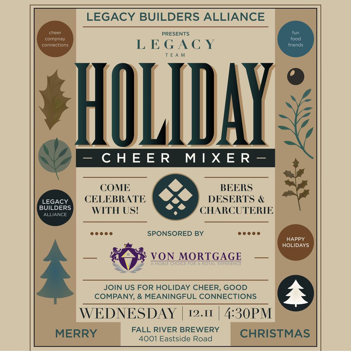 Legacy Team Holiday Cheer Mixer