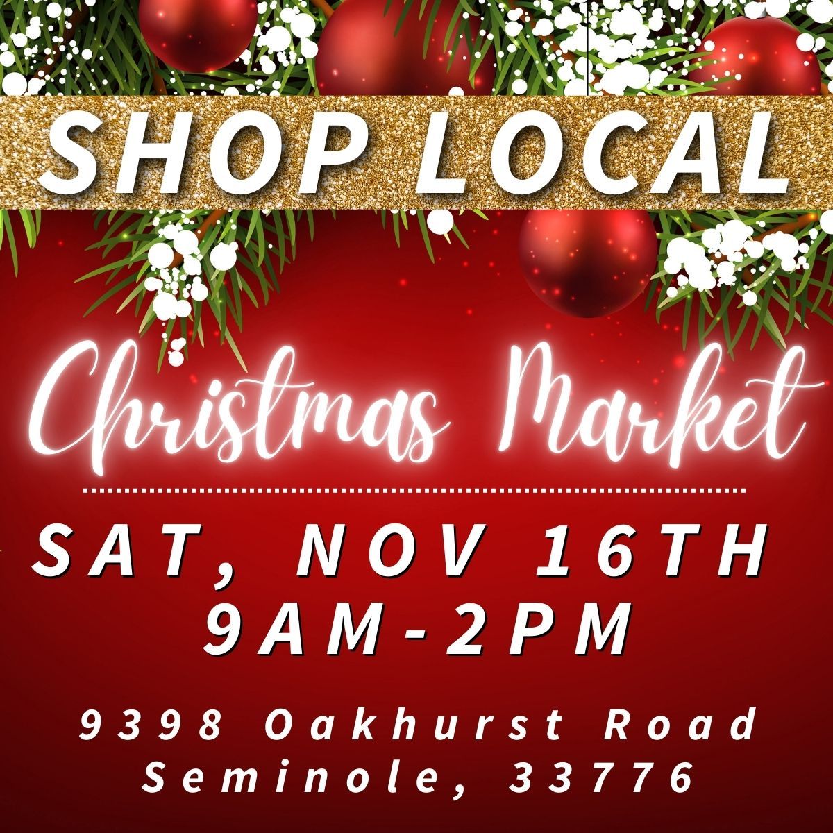 Christmas Gift Market hosted by Connect 2 Christ Church