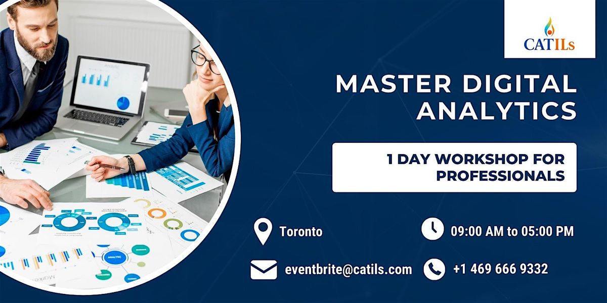 Master Digital Analytics - 1 Day Workshop  For Professionals.