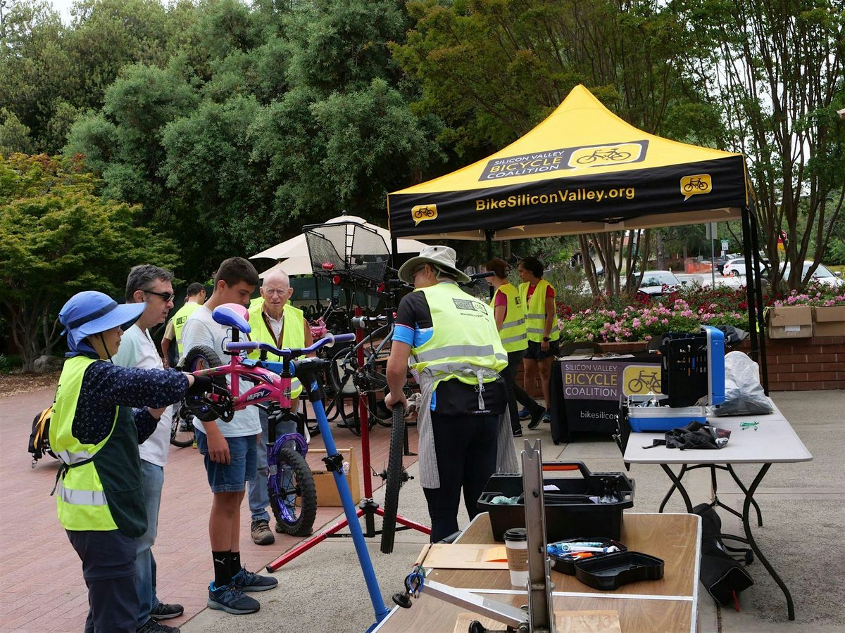 Volunteer: Free Bike Repair + Safety Check at Sunnyvale Library October 11