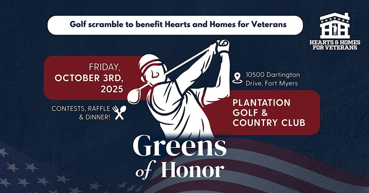 Greens of Honor Golf Scramble: Supporting Local Veterans