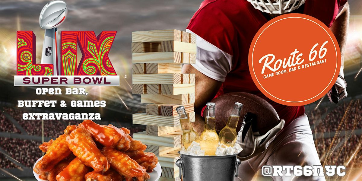 Super Bowl LIX Party @ The Upstairs at 66 Game Room