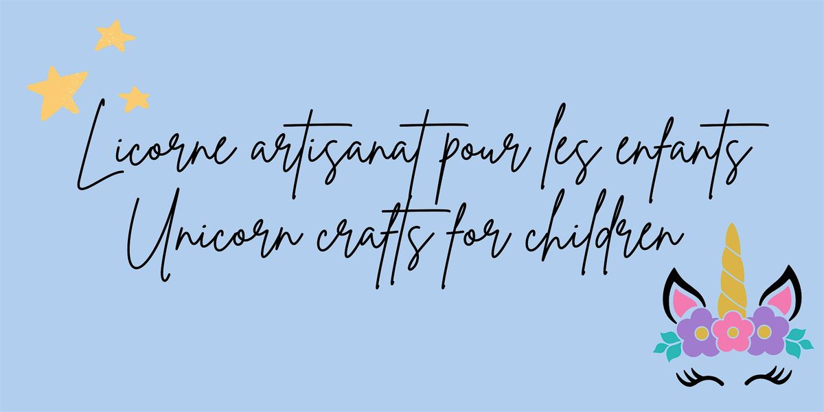 Licorne artisanat pour les enfants \/\/ Unicorn crafts for children