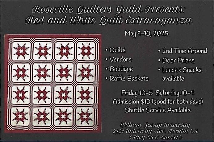 Roseville Quilt Guild 2025 Quilt Show