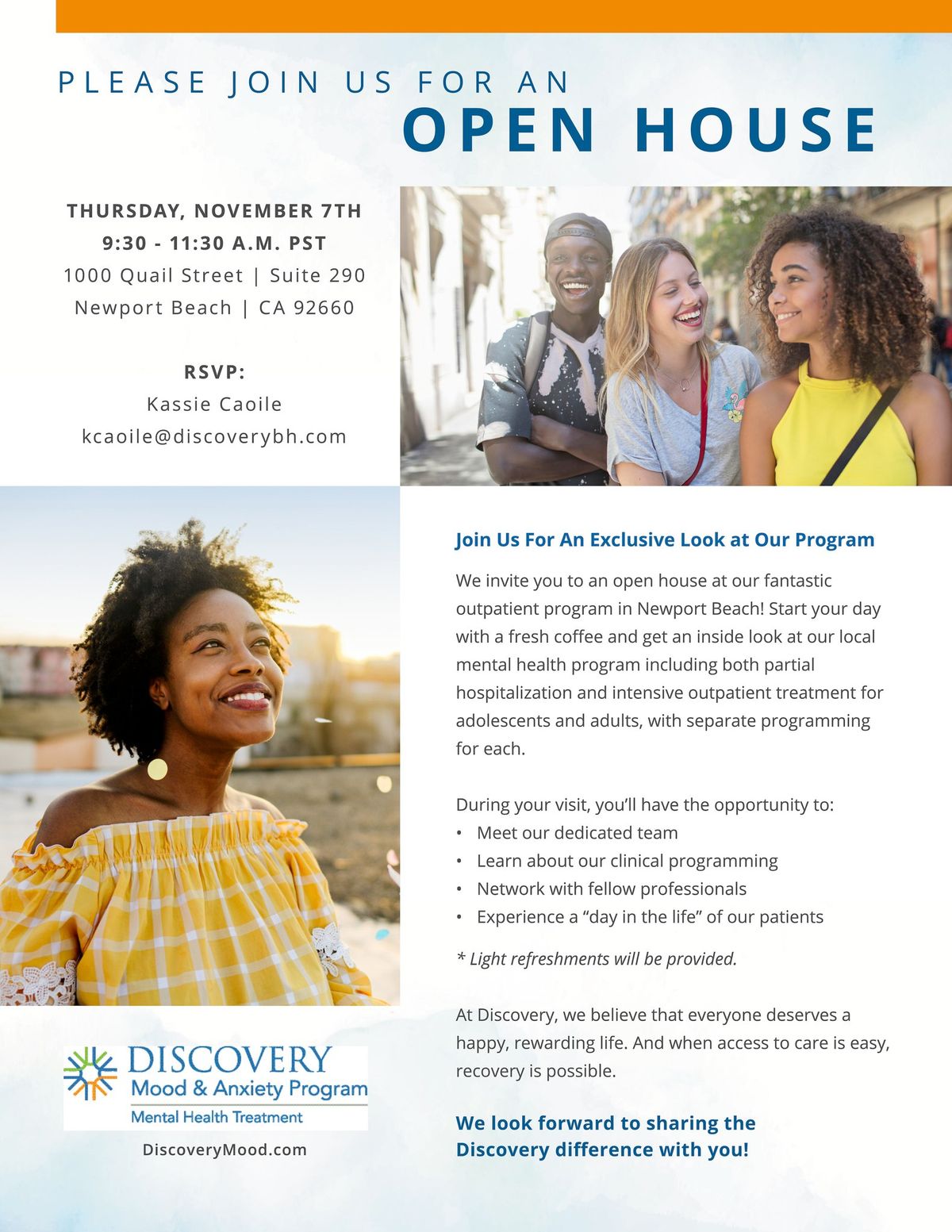 DiscoveryBH's Newport Beach Open House