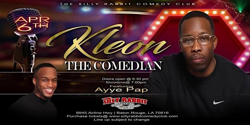 The Silly Rabbit Comedy Club Presents: Kleon the Comedian