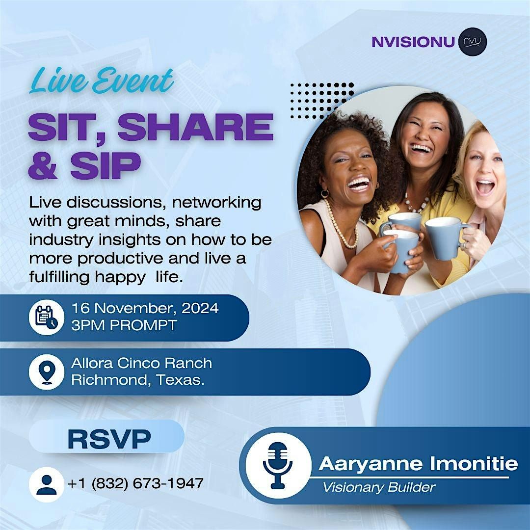 Sit, Sip & Share