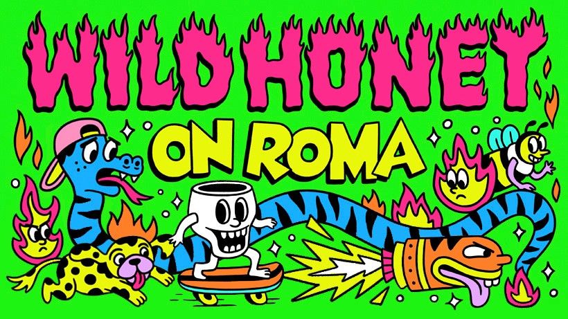 WILD HONEY on ROMA \ud83d\udc1d ZAC, Siouxie & the Skunks, Menagramo