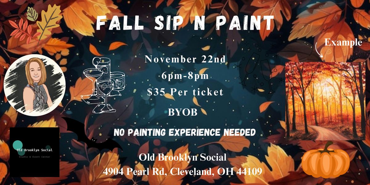 Fall Sip N Paint