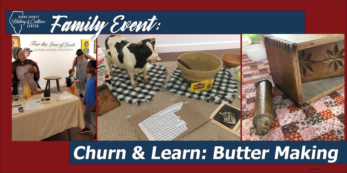 Family Event - Churn & Learn: A Hands-On Butter-Making Experience  