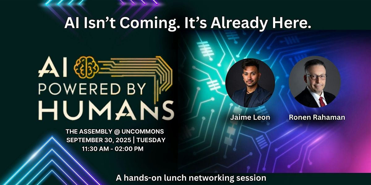 Sept - Lunch and Learn: AI Powered by Humans